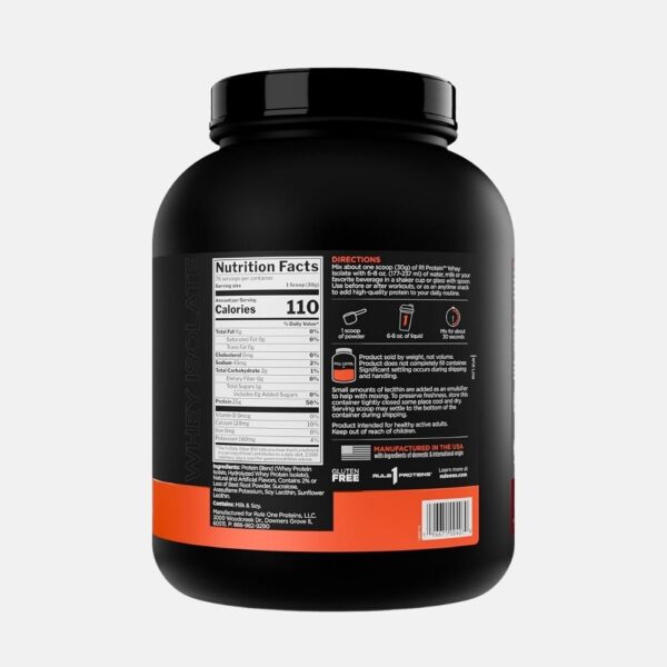 R1 Rule Whey Isolate Strawberries Cream 227kg 2