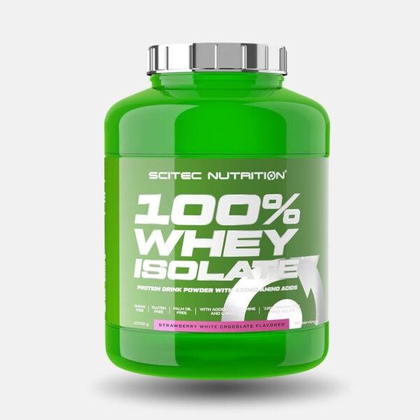 Scitec Whey Isolate Powder Strawberry White Choc 2000g