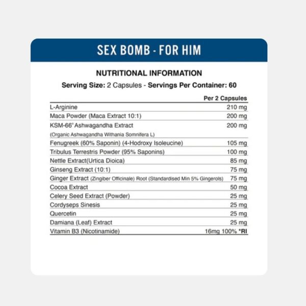 An Sex Bomb For Him 120 Caps 2