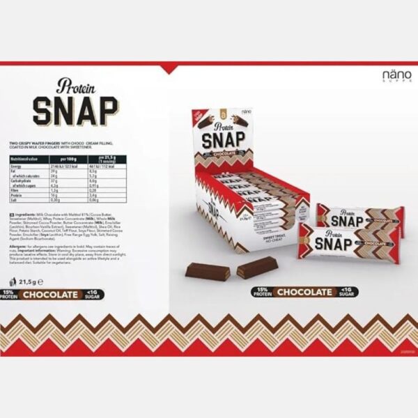 Nano Snap Chocolate 215g 3