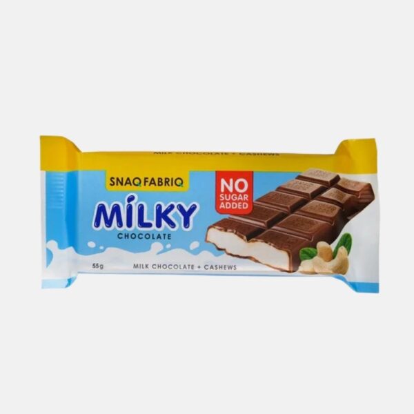 Snaq Fabriq Milky Chocolate Cashews 55g